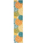 Nourison Aloha Area Rug Nourison Aloha Area Rug ALH05 Turquoise Multicolor