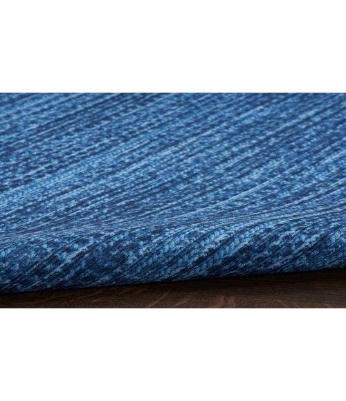 Nourison Nourison Washables Blue NWB03 2 ft. 2 in. X 10 ft. Rectangle Rug