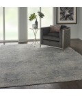 Nourison Rustic Textures Area Rug RUS09-Ivory/Light Blue