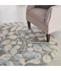 Nourison Tranquil Round Area Rug TRA03-Grey/Beige