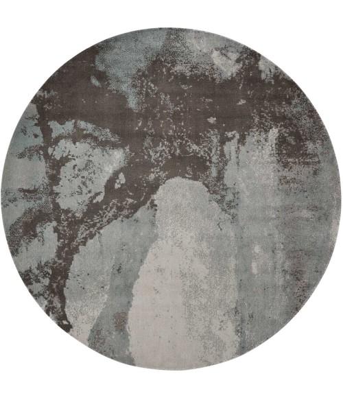 Nourison Twilight Round Area Rug TWI07 Sea Mist 8' Round