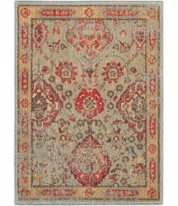 Nourison Somerset - St90 Light Green Area Rug 2 ft. X 2 ft. 9 Rectangle