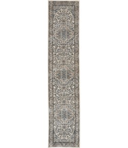 Nourison Quarry - Qua05 Ivory Grey Area Rug 2 ft. 2 in. X 12 ft. Runner