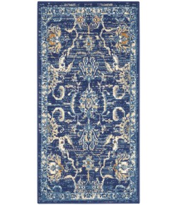 Nourison Grafix - Grf24 Navy Area Rug 2 ft. X 4 ft. Rectangle