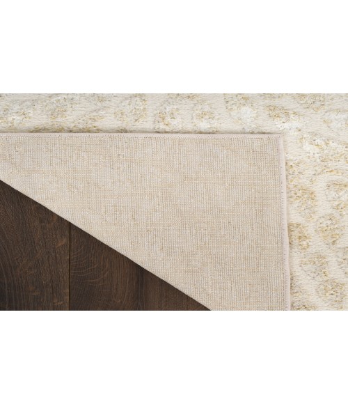 Nourison Ambiance Ivory Gold AMI02 7 ft. 10 in. X 9 ft. 10 in. Rectangle Rug