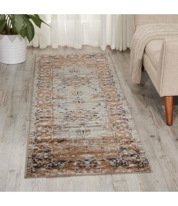 Nourison Ki25 Malta - Mai05 Taupe Area Rug 2 ft. 2 X 7 ft. 7 Rectangle