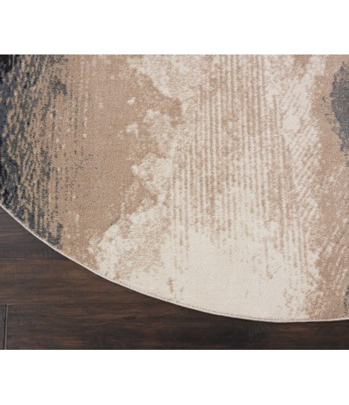 Nourison Maxell Round Area Rug MAE06-Flint