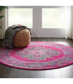 Nourison Passion - Psn03 Fuchsia Area Rug 4 ft. X Round