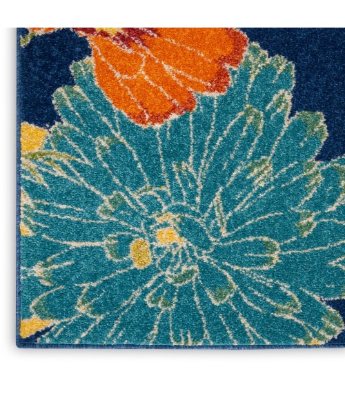 Nourison Allur Area Rug ALR06-Navy Multicolor