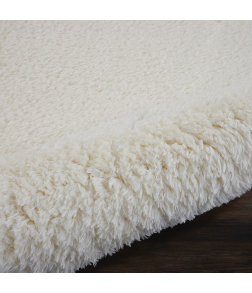 Nourison ULTRA PLUSH SHAG Area Rug Nourison Ultra Plush Shag Runner Area Rug ULP01-Ivory