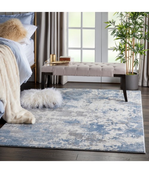 Nourison RUSTIC TEXTURES Area Rug Nourison Rustic Textures Area Rug RUS08-Grey/Blue