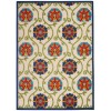Nourison Aloha - Alh19 Blue Multicolor Area Rug 6 ft. X 9 ft. Rectangle
