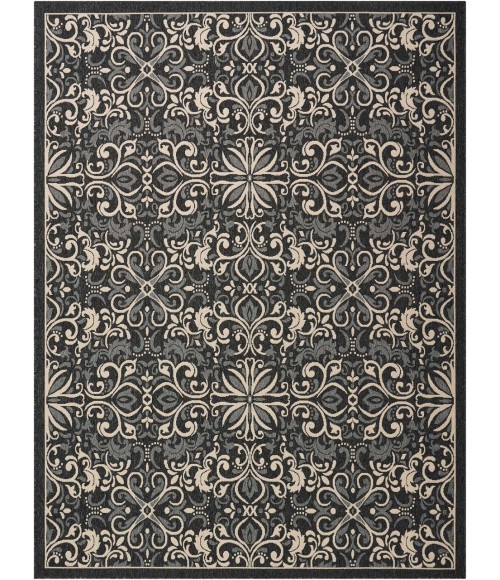 Nourison CARIBBEAN Area Rug Nourison Caribbean Area Rug CRB12-Charcoal