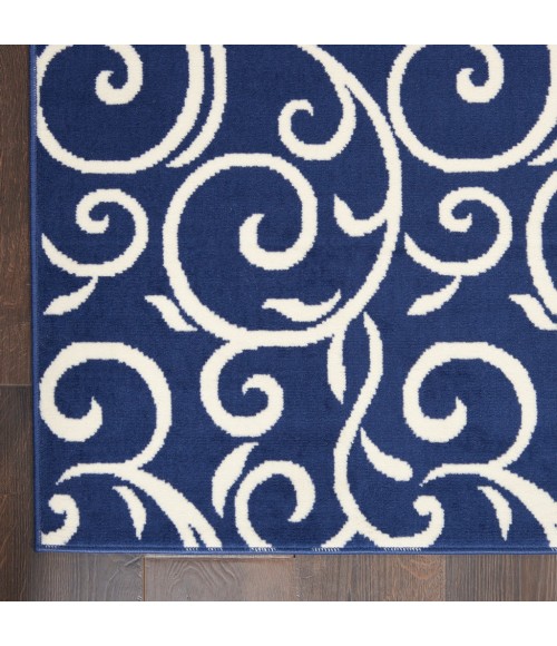 Nourison Grafix Area Rug GRF19-Navy