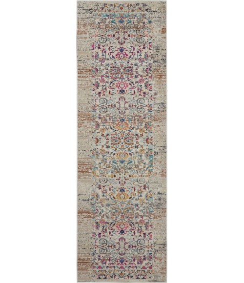 Nourison Vintage Kashan Runner Area Rug VKA02-Ivory
