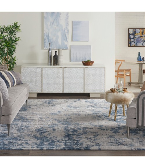 Nourison RUSTIC TEXTURES Area Rug Nourison Rustic Textures Area Rug RUS16-Grey/Blue
