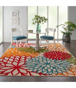 Nourison Aloha - Alh05 Green Area Rug 6 ft. X 9 ft. Rectangle