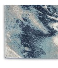 Kathy Ireland American Manor Area Rug AMR03 Blue/Ivory 2'2" x 7'6"