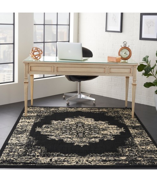 Nourison Grafix Area Rug GRF14-Black