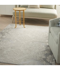 Nourison Elation - Etn03 Ivory Grey Area Rug 4 ft. X 6 ft. Rectangle