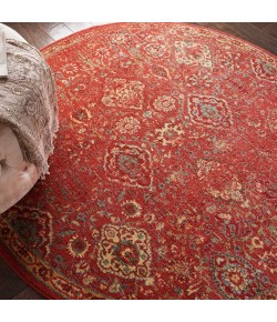 Nourison Somerset - St90 Brick Area Rug 5 ft. 6 X Round