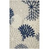 Nourison Aloha Ivory Navy ALH05 9 ft. X 12 ft. Rectangle Rug