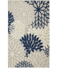 Nourison Aloha Ivory Navy Rug ALH05 9 ft. X 12 ft. Rectangle - Rugs Town Nourison Aloha Ivory Navy ALH05 9 ft. X 12 ft. Rectangle Rug