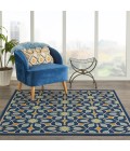 Nourison CARIBBEAN Area Rug Nourison Caribbean Square Area Rug CRB07-Navy