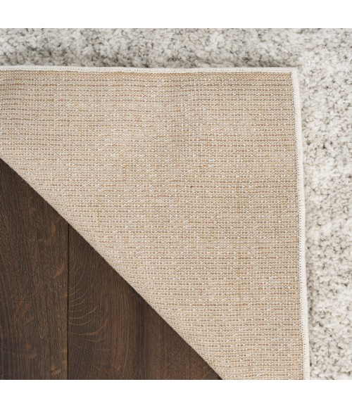 Nourison Home Modern Shag Grey Ivory MMD06 5 ft. 3 in. X 7 ft. Rectangle Rug