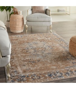 Nourison Ki25 Malta - Mai05 Taupe Area Rug 5 ft. 3 X 7 ft. 7 Rectangle