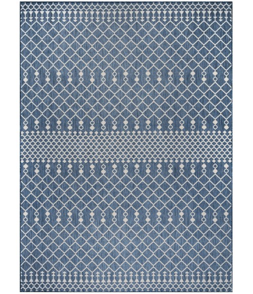 Nourison Positano Navy Blue POS02 8 ft. X 10 ft. Rect. Rug
