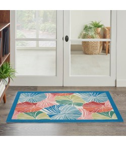 Nourison Wav01/Sun & Shade - Snd87 Multicolor Area Rug 2 ft. 3 in. X 3 ft. 9 in. Rectangle