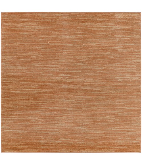 Nourison Home Nourison Essentials Rust NRE01 5 ft. Square Rug