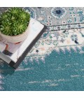 Nourison Passion Area Rug PSN03 Turquoise Grey