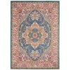 Nourison Home Passion PSN20 Teal Multicolor 3 ft. 9 in. X 5 ft. 9 in. Area Rug