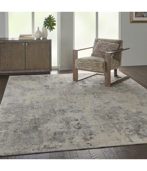 Nourison Rustic Textures Area Rug RUS07-Grey/Beige