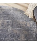 Nourison Rustic Textures Area Rug RUS06 Grey/Beige 5'3" Round