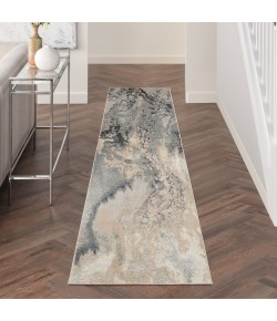 Nourison Maxell - Mae08 Grey Area Rug 2 ft. 2 X 12 ft. Rectangle