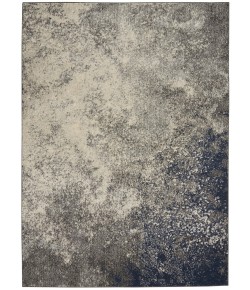 Nourison Passion - Psn10 Charcoal Ivory Area Rug 5 ft. 3 X 7 ft. 3 Rectangle