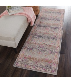 Nourison Vintage Kashan - Vka01 Grey Area Rug 2 ft. X 6 ft. Rectangle