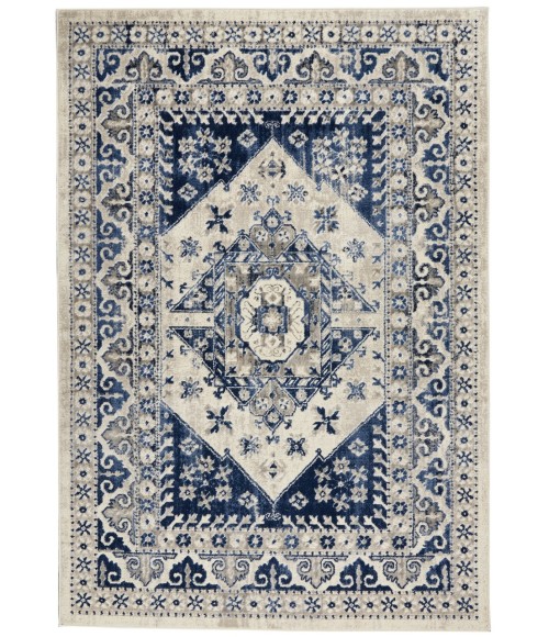 Nourison CYRUS Area Rug Nourison Cyrus Area Rug CYR05-Ivory Blue