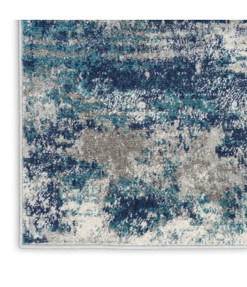 Nourison Passion Area Rug PSN36 Ivory Teal
