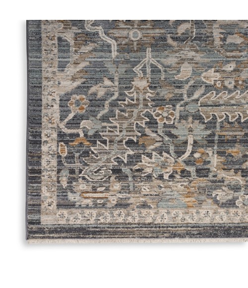 Nourison Lynx Navy Multicolor LNX02 3 ft. X 5 ft. Rect. Rug