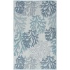 Nourison Garden Oasis Blue GOA05 5 ft. X 7 ft. Rectangle Rug