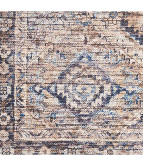 Nicole Curtis Machine Washable Series 1 Area Rug SR103 Ivory/Latte 2' x 4'