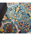 Nourison ALLUR Area Rug Nourison Allur Area Rug ALR03-Turquoise Ivory