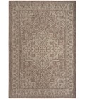 Nourison Tulum Brown TLM05 6 ft. X 9 ft. Rect. Rug
