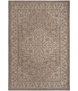 Nourison Tulum Brown TLM05 6 ft. X 9 ft. Rect. Rug