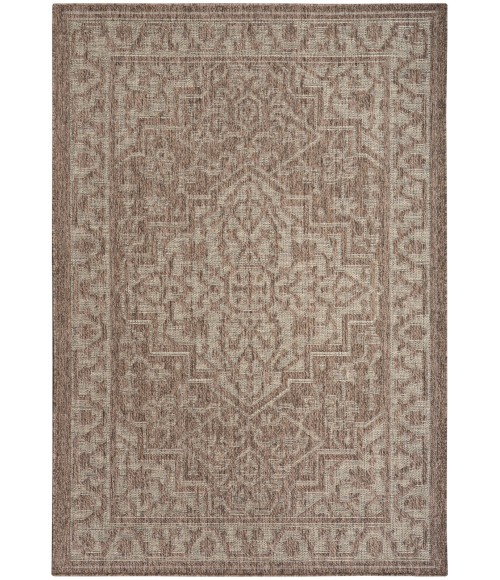 Nourison Tulum Brown TLM05 6 ft. X 9 ft. Rect. Rug