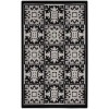 Nourison Aloha Black White ALH34 2 ft. 8 in. X 4 ft. Rectangle Rug